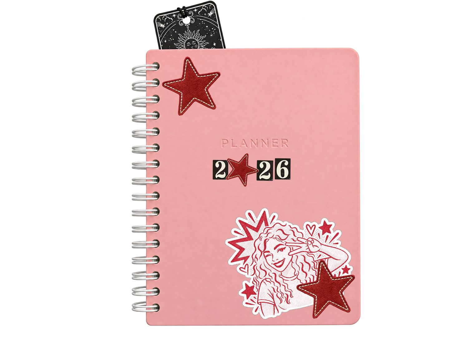 Pink planner cover