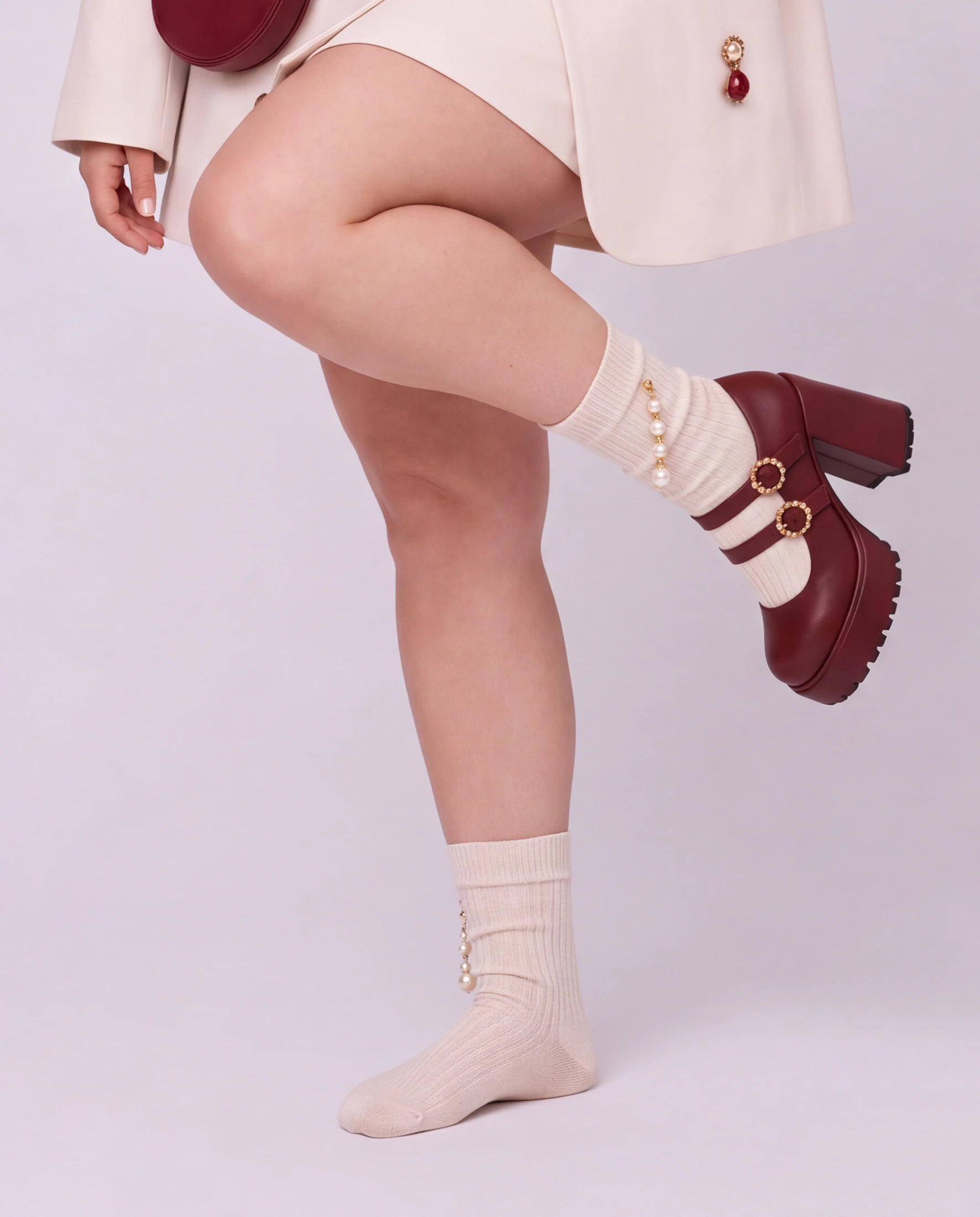 Charm Ribbed Socks