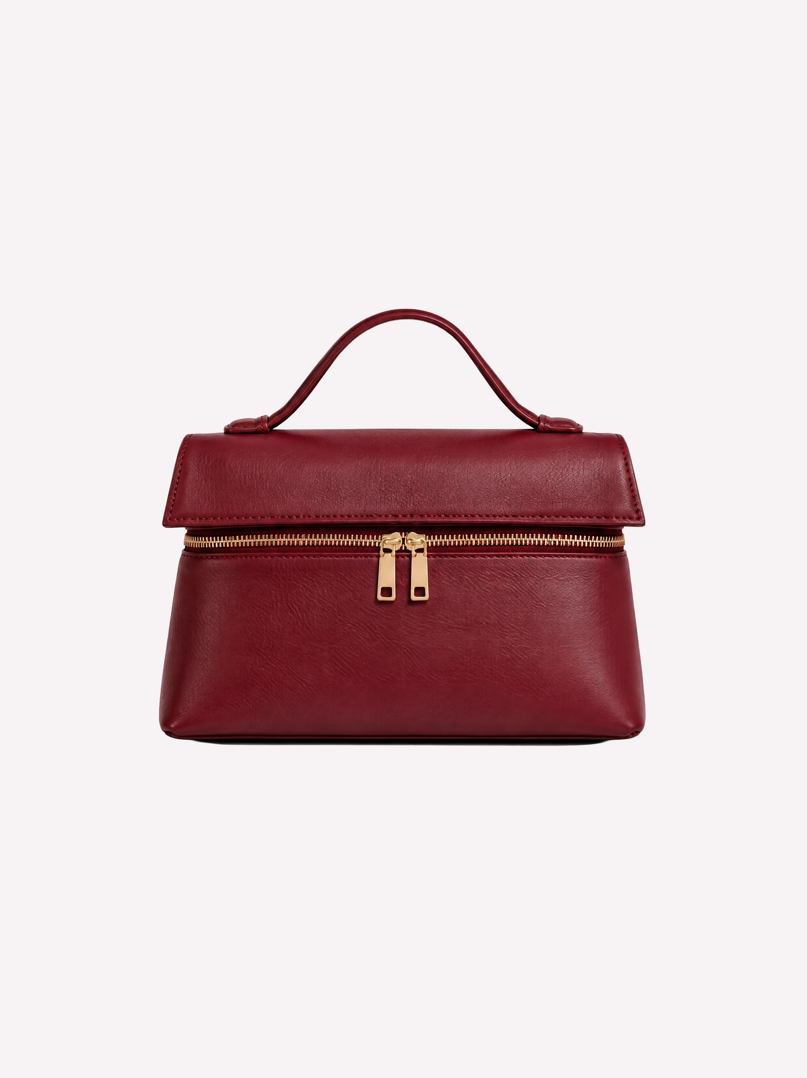 Burgundy Structured Bag